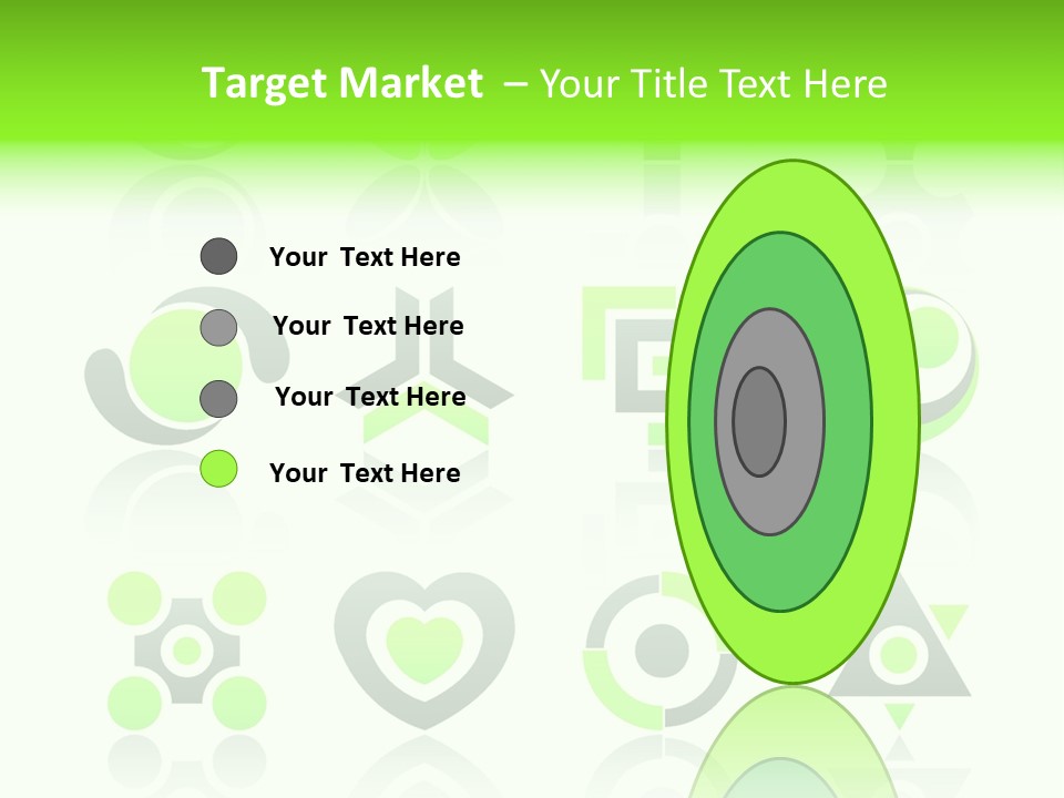 Collection Of 12 Design Elements And Graphics In Green And Gray Color. Part 4. Stock Vector Illustration: PowerPoint Template