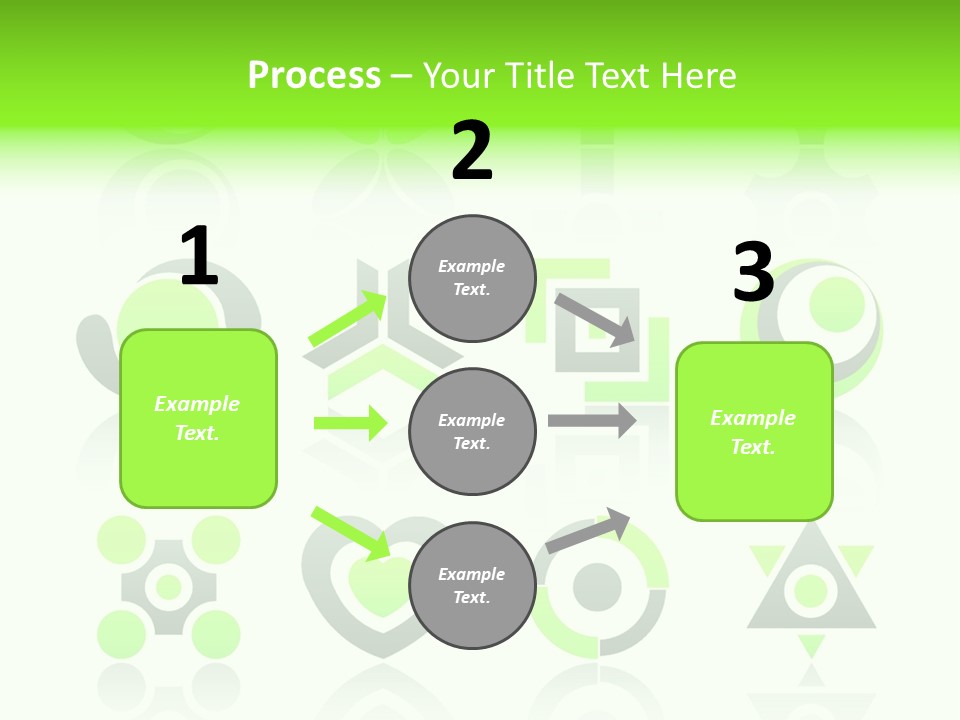Collection Of 12 Design Elements And Graphics In Green And Gray Color. Part 4. Stock Vector Illustration: PowerPoint Template