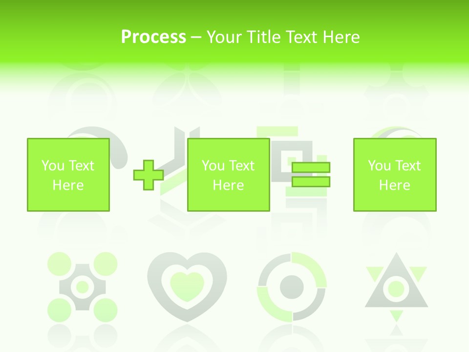 Collection Of 12 Design Elements And Graphics In Green And Gray Color. Part 4. Stock Vector Illustration: PowerPoint Template