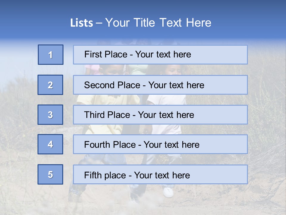 Extended Family Walking In Countryside PowerPoint Template
