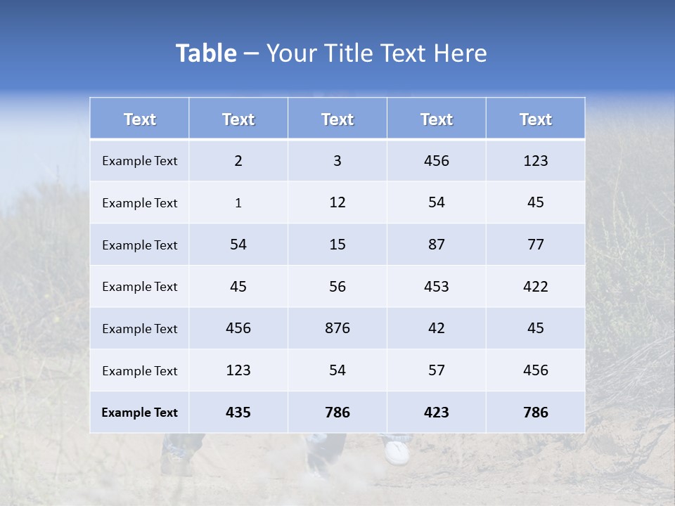 Extended Family Walking In Countryside PowerPoint Template