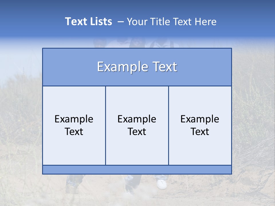 Extended Family Walking In Countryside PowerPoint Template