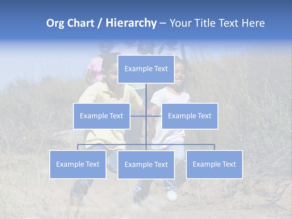 Extended Family Walking In Countryside PowerPoint Template