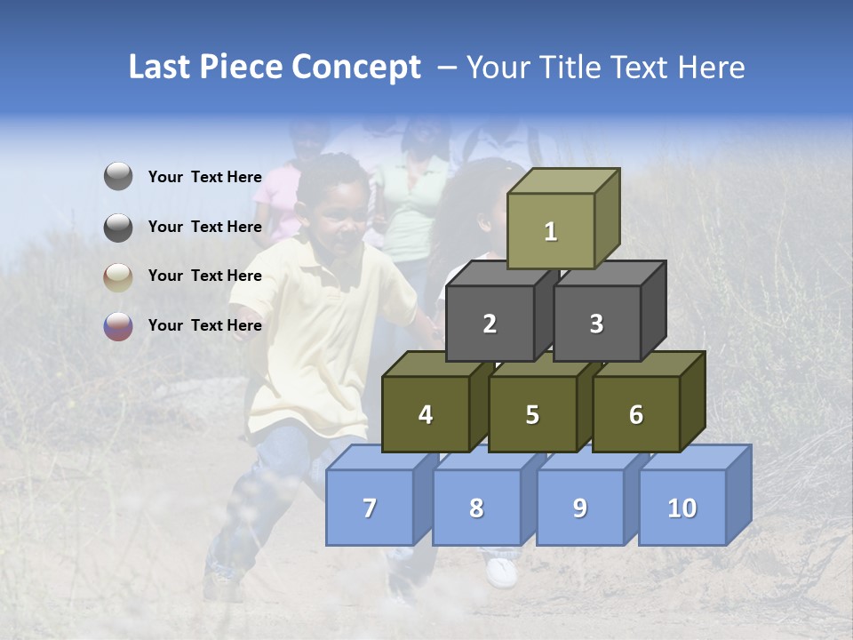 Extended Family Walking In Countryside PowerPoint Template