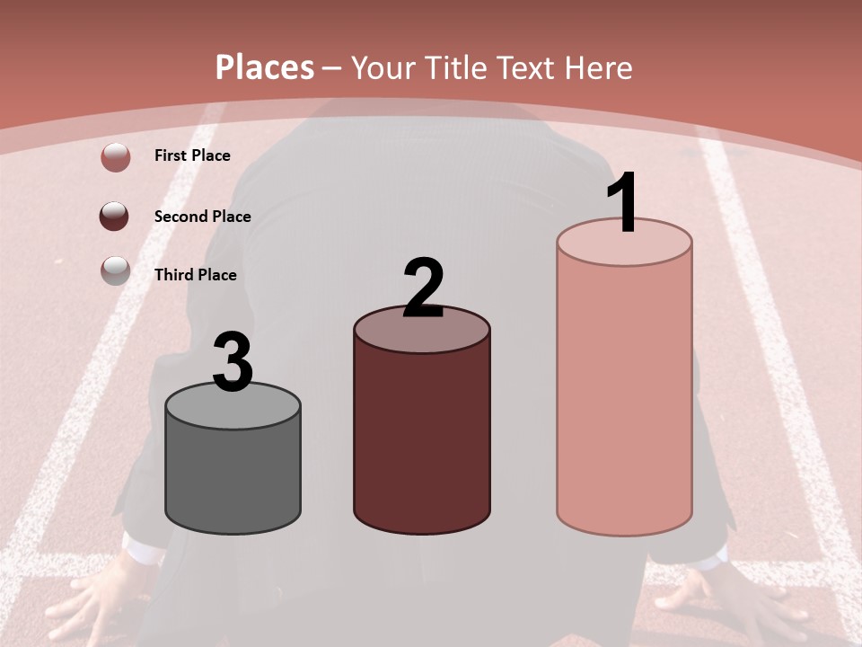 Photo Of Man With Back Pain Isolated On A Blue Background PowerPoint Template