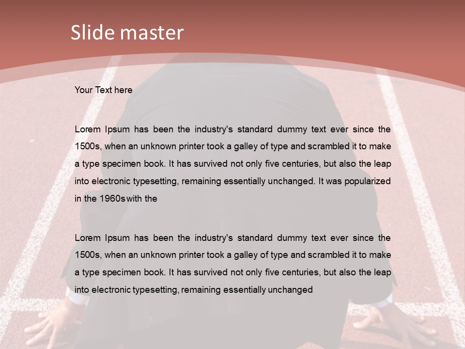 Photo Of Man With Back Pain Isolated On A Blue Background PowerPoint Template