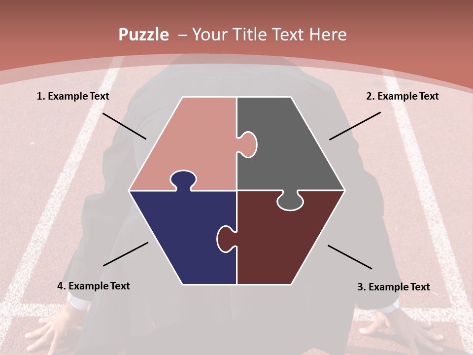 Photo Of Man With Back Pain Isolated On A Blue Background PowerPoint Template