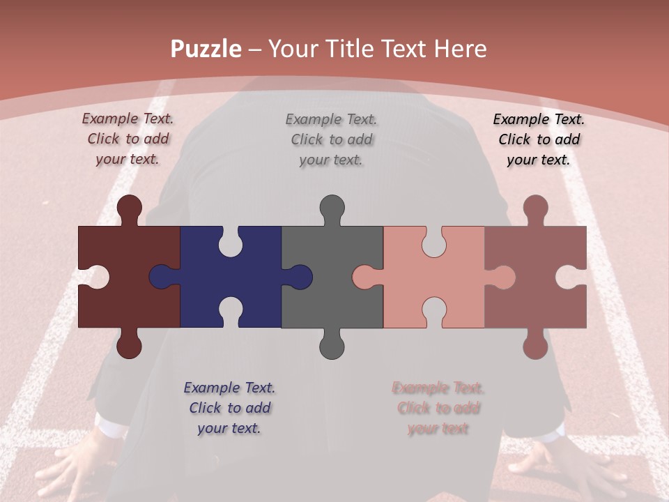 Photo Of Man With Back Pain Isolated On A Blue Background PowerPoint Template