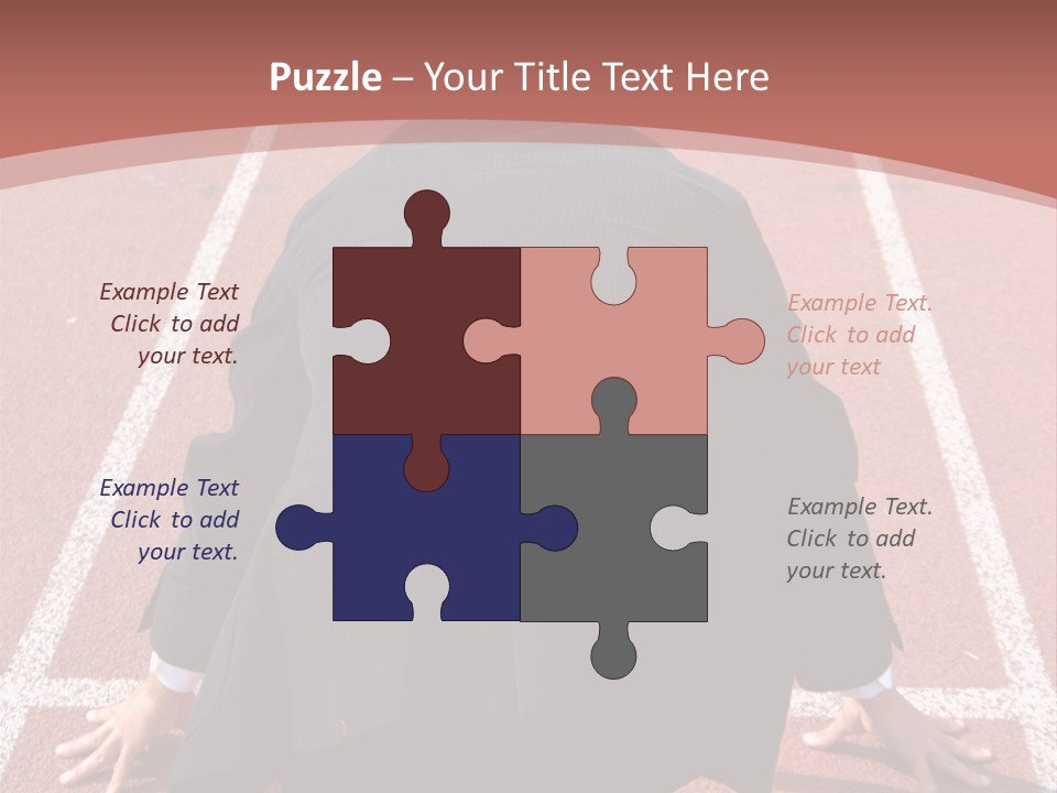 Photo Of Man With Back Pain Isolated On A Blue Background PowerPoint Template