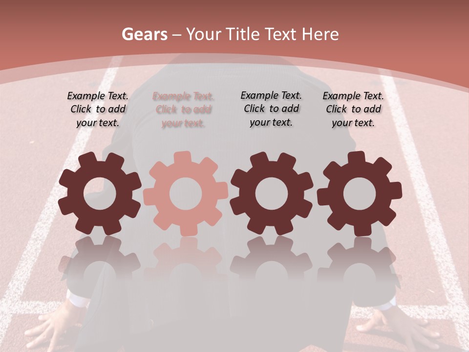 Photo Of Man With Back Pain Isolated On A Blue Background PowerPoint Template