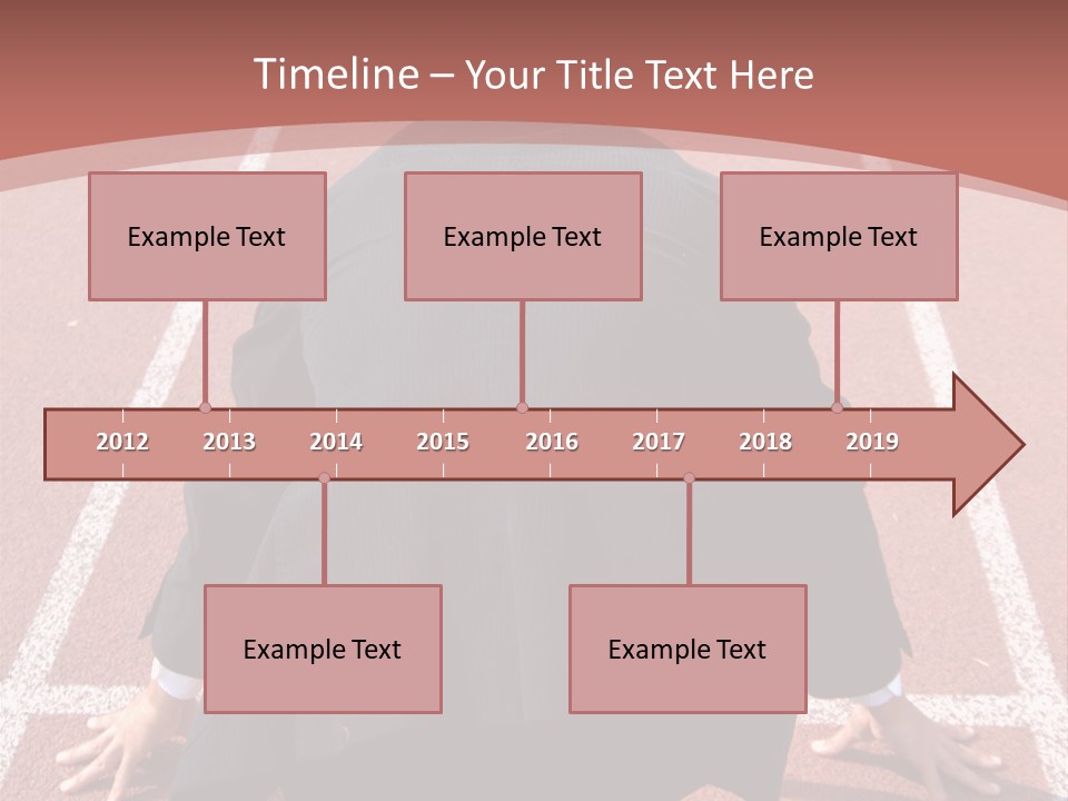 Photo Of Man With Back Pain Isolated On A Blue Background PowerPoint Template