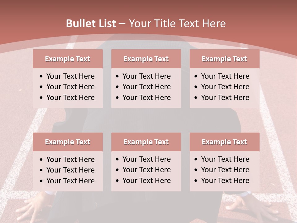 Photo Of Man With Back Pain Isolated On A Blue Background PowerPoint Template