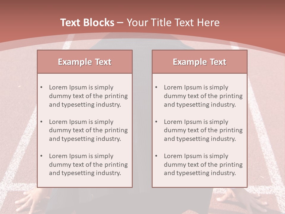 Photo Of Man With Back Pain Isolated On A Blue Background PowerPoint Template