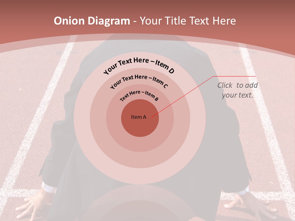 Photo Of Man With Back Pain Isolated On A Blue Background PowerPoint Template