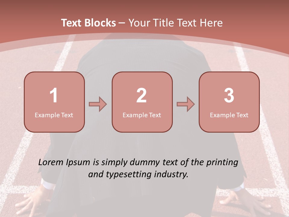 Photo Of Man With Back Pain Isolated On A Blue Background PowerPoint Template