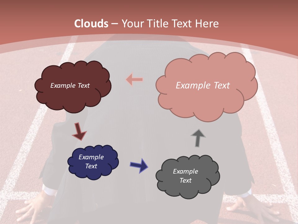 Photo Of Man With Back Pain Isolated On A Blue Background PowerPoint Template