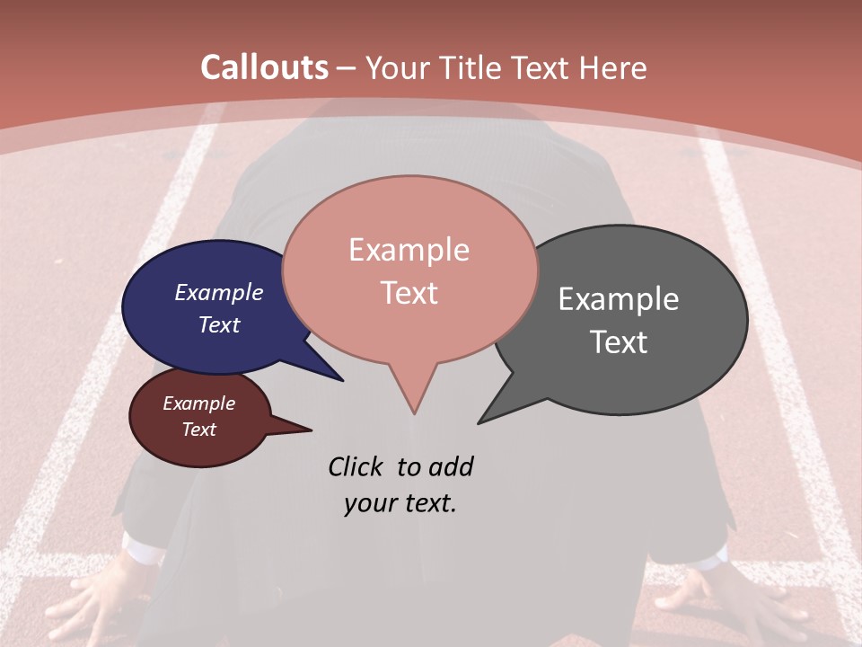 Photo Of Man With Back Pain Isolated On A Blue Background PowerPoint Template