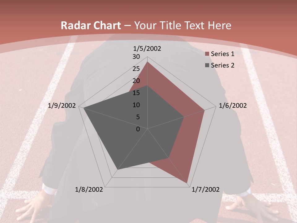 Photo Of Man With Back Pain Isolated On A Blue Background PowerPoint Template