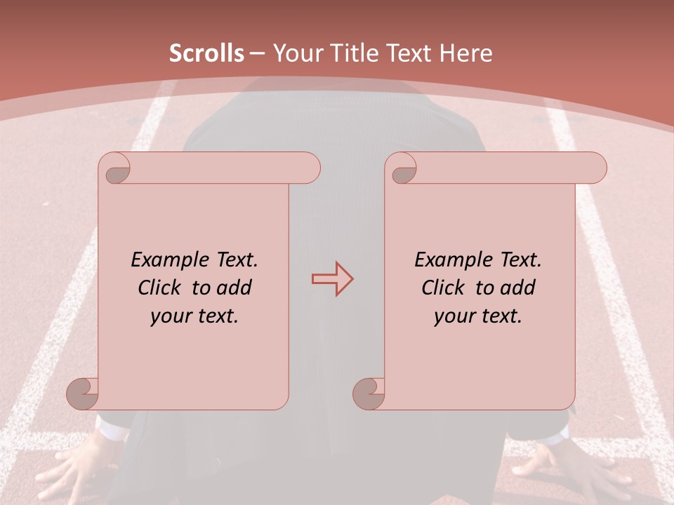 Photo Of Man With Back Pain Isolated On A Blue Background PowerPoint Template