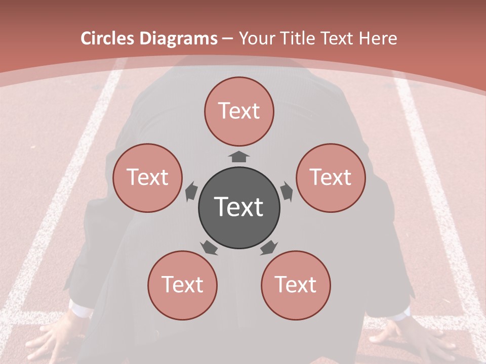 Photo Of Man With Back Pain Isolated On A Blue Background PowerPoint Template