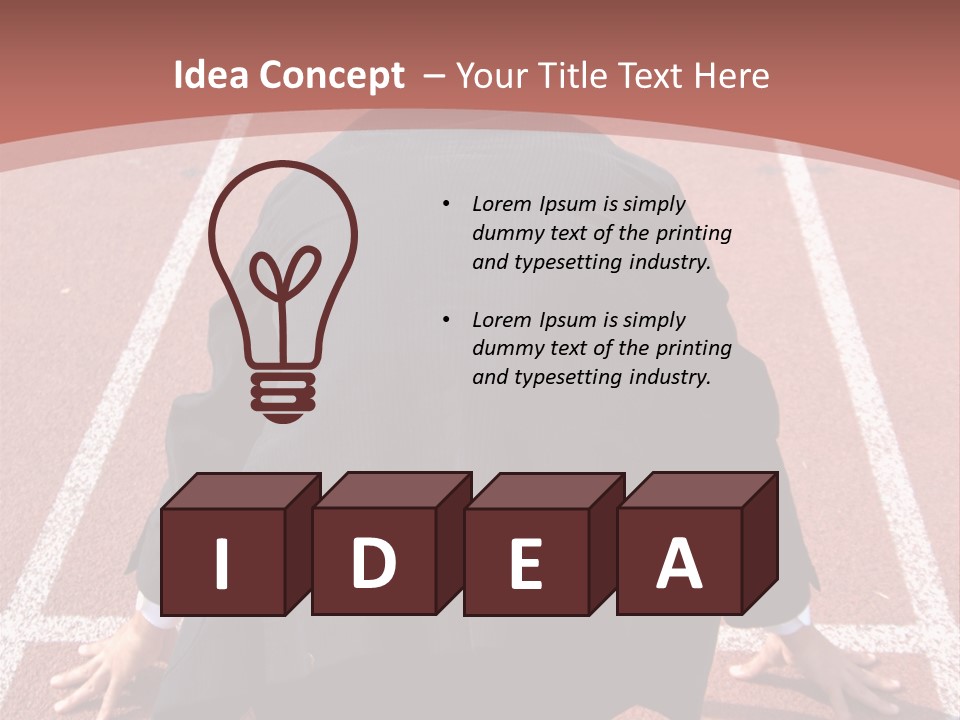 Photo Of Man With Back Pain Isolated On A Blue Background PowerPoint Template