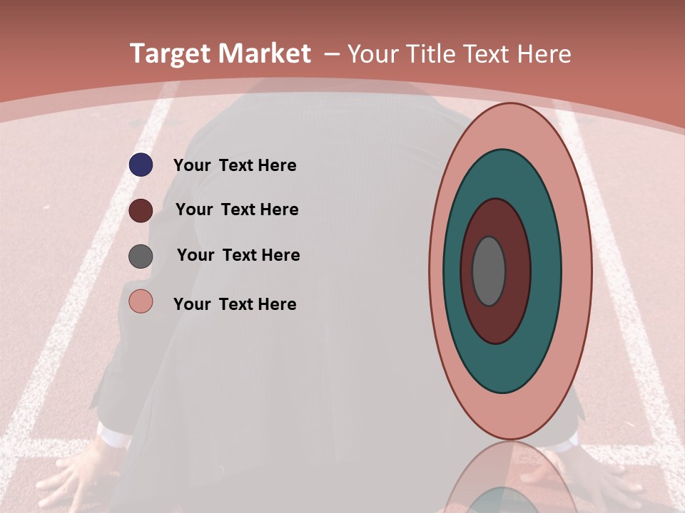 Photo Of Man With Back Pain Isolated On A Blue Background PowerPoint Template