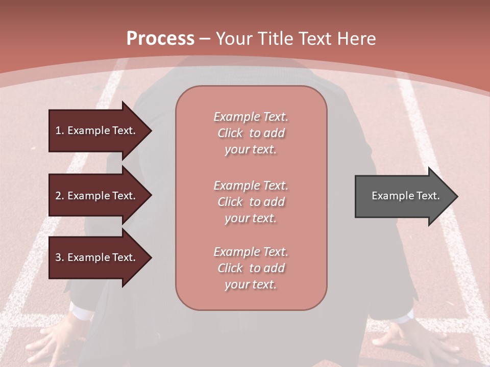 Photo Of Man With Back Pain Isolated On A Blue Background PowerPoint Template