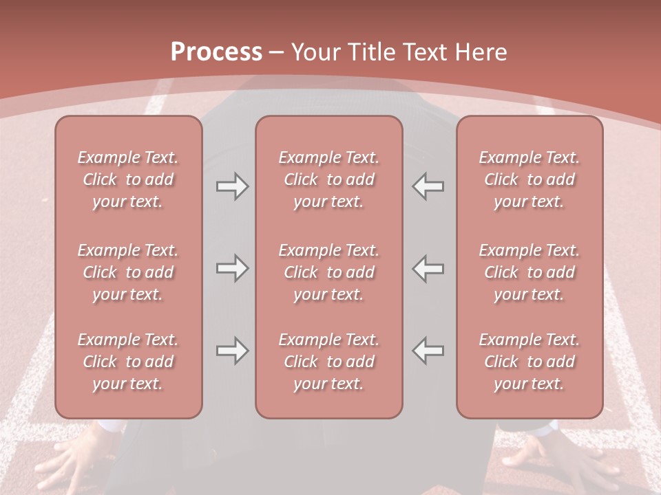 Photo Of Man With Back Pain Isolated On A Blue Background PowerPoint Template
