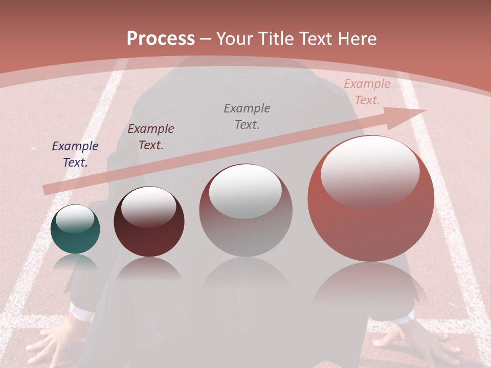 Photo Of Man With Back Pain Isolated On A Blue Background PowerPoint Template