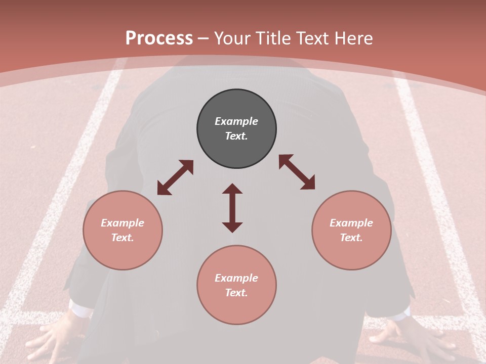 Photo Of Man With Back Pain Isolated On A Blue Background PowerPoint Template