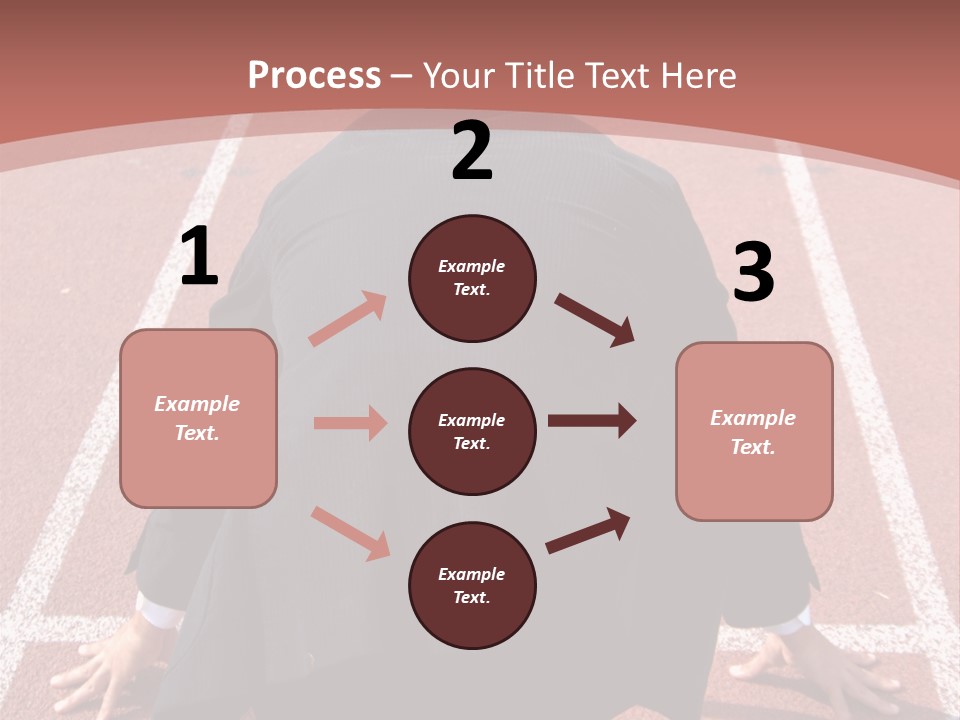 Photo Of Man With Back Pain Isolated On A Blue Background PowerPoint Template