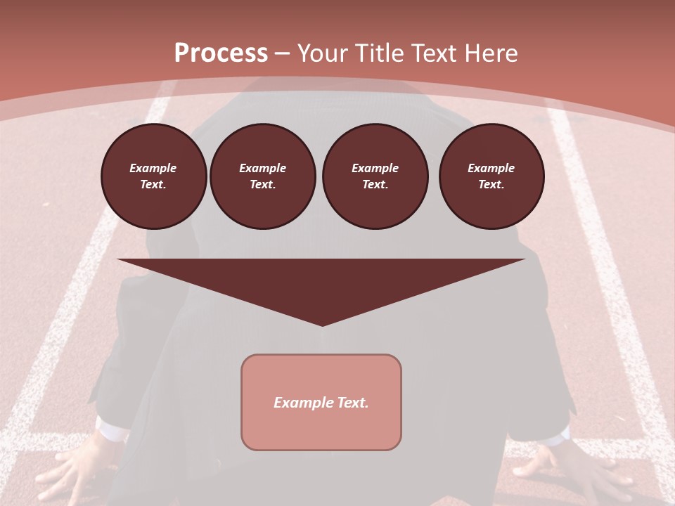 Photo Of Man With Back Pain Isolated On A Blue Background PowerPoint Template