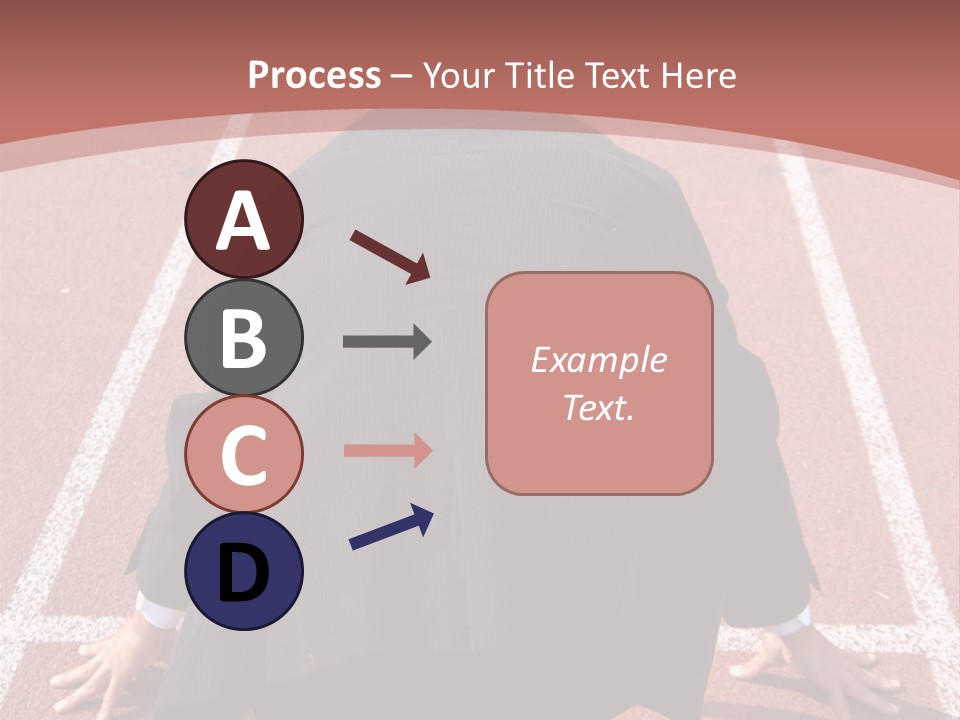 Photo Of Man With Back Pain Isolated On A Blue Background PowerPoint Template