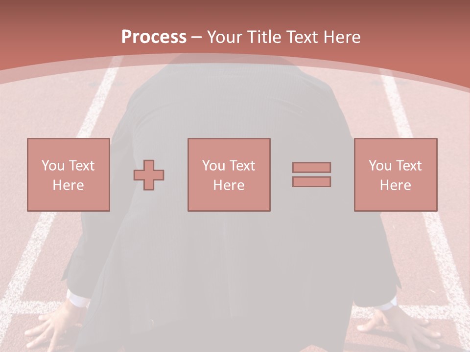 Photo Of Man With Back Pain Isolated On A Blue Background PowerPoint Template