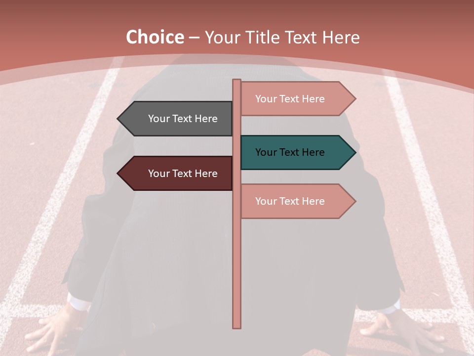 Photo Of Man With Back Pain Isolated On A Blue Background PowerPoint Template