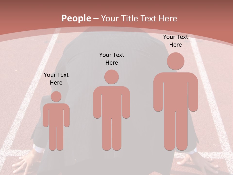 Photo Of Man With Back Pain Isolated On A Blue Background PowerPoint Template