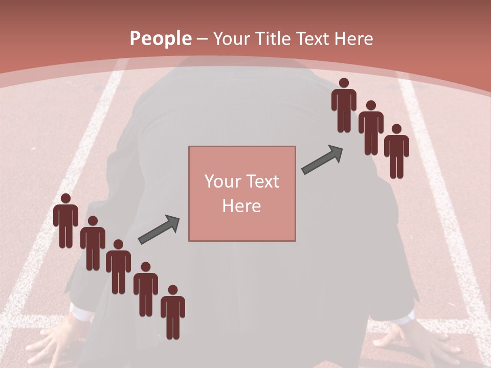 Photo Of Man With Back Pain Isolated On A Blue Background PowerPoint Template