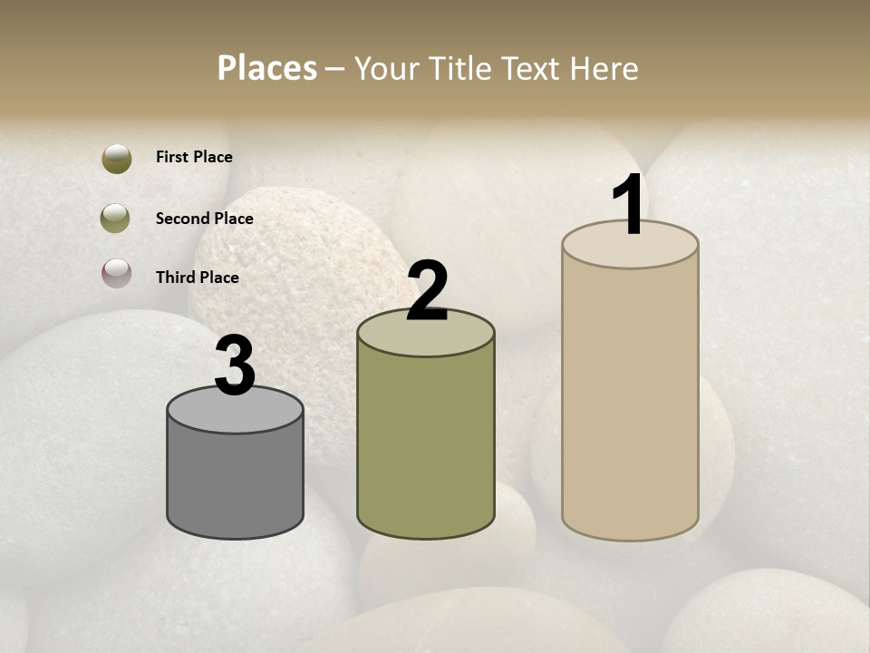 A Pile Of Rocks With A Name Of Presentation PowerPoint Template