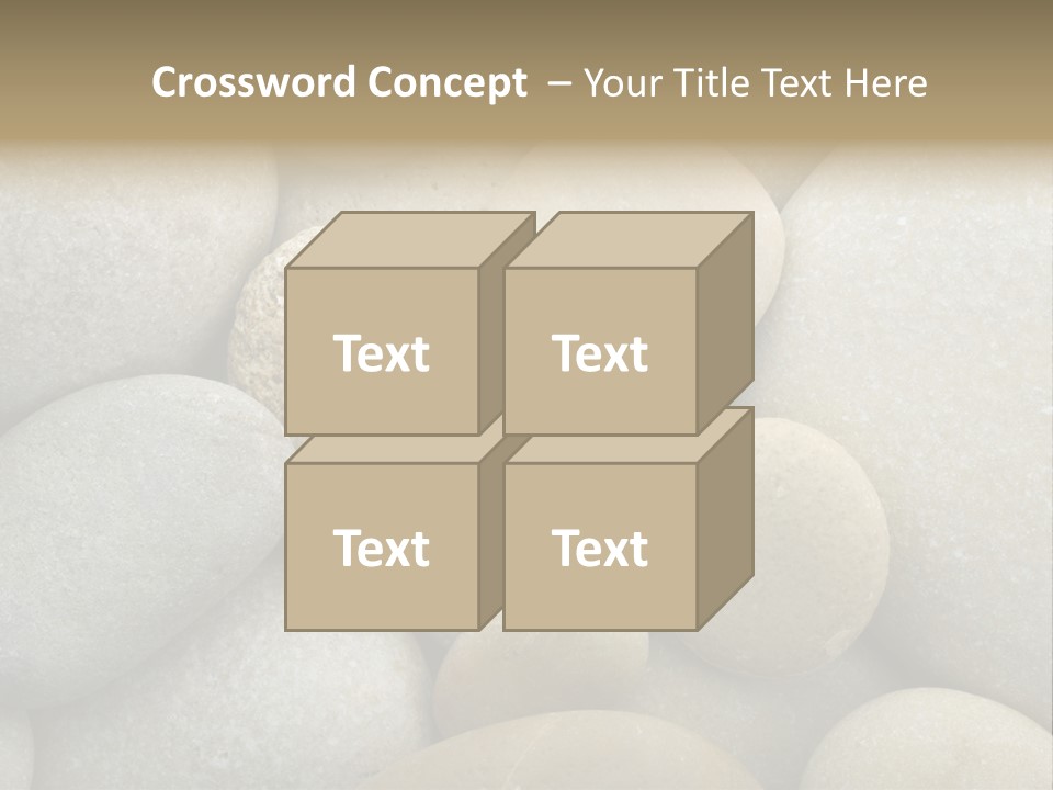 A Pile Of Rocks With A Name Of Presentation PowerPoint Template