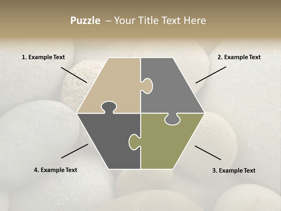 A Pile Of Rocks With A Name Of Presentation PowerPoint Template