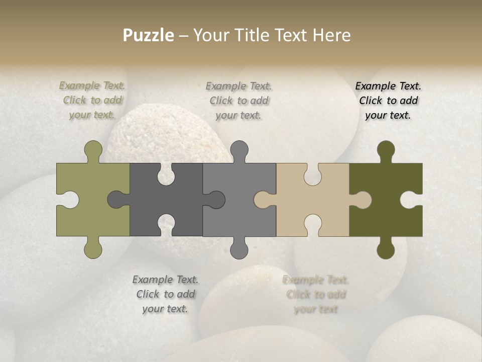 A Pile Of Rocks With A Name Of Presentation PowerPoint Template