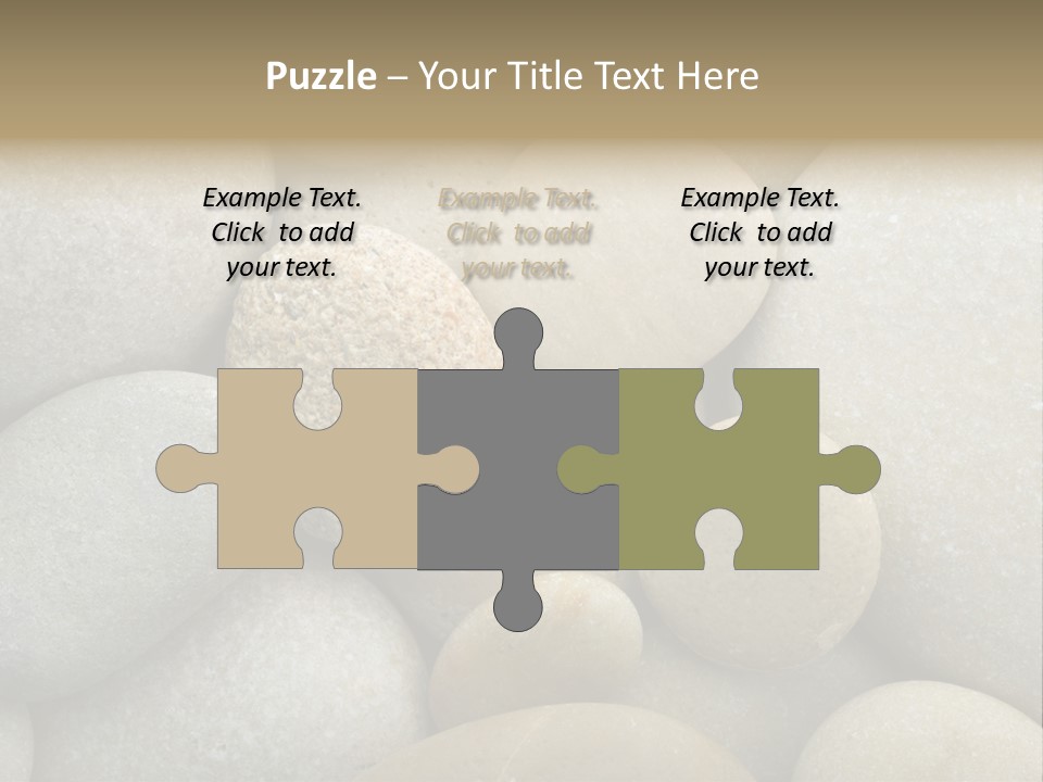 A Pile Of Rocks With A Name Of Presentation PowerPoint Template