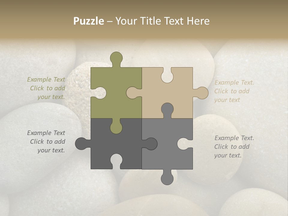 A Pile Of Rocks With A Name Of Presentation PowerPoint Template