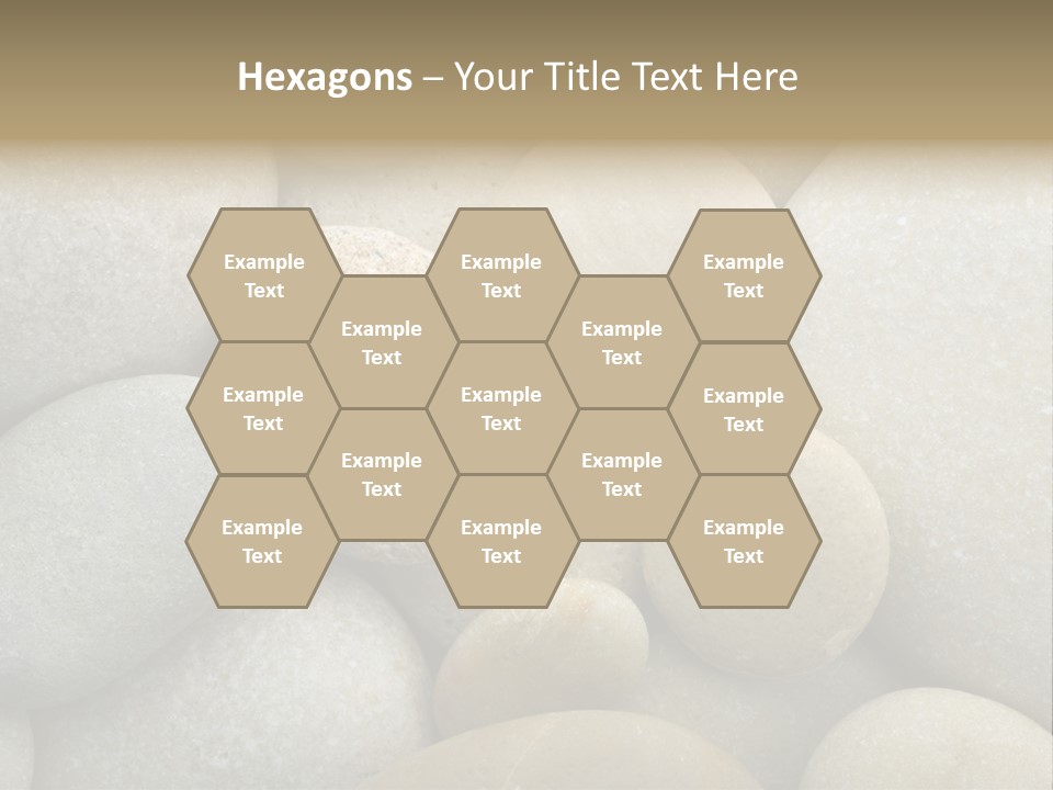 A Pile Of Rocks With A Name Of Presentation PowerPoint Template