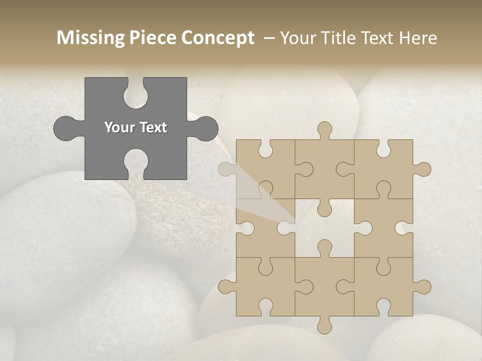 A Pile Of Rocks With A Name Of Presentation PowerPoint Template