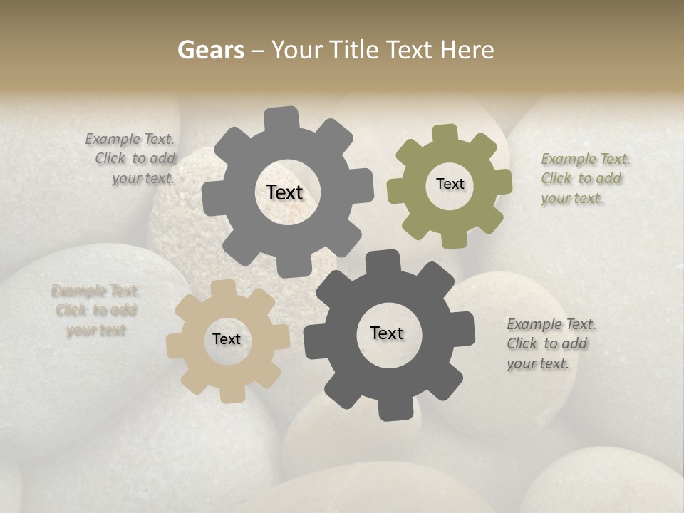 A Pile Of Rocks With A Name Of Presentation PowerPoint Template