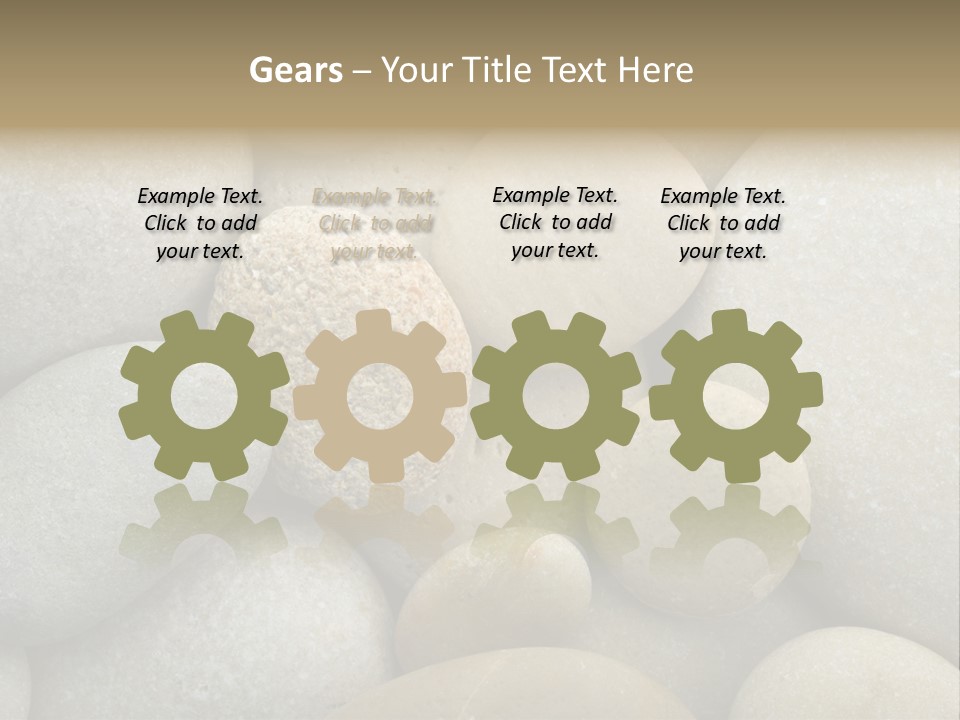 A Pile Of Rocks With A Name Of Presentation PowerPoint Template