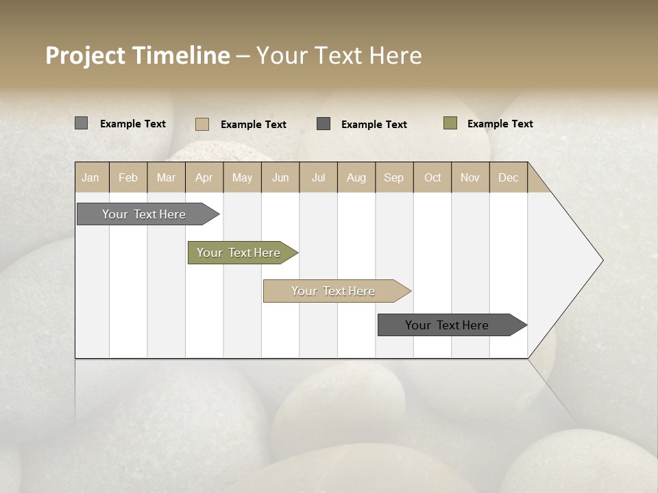 A Pile Of Rocks With A Name Of Presentation PowerPoint Template