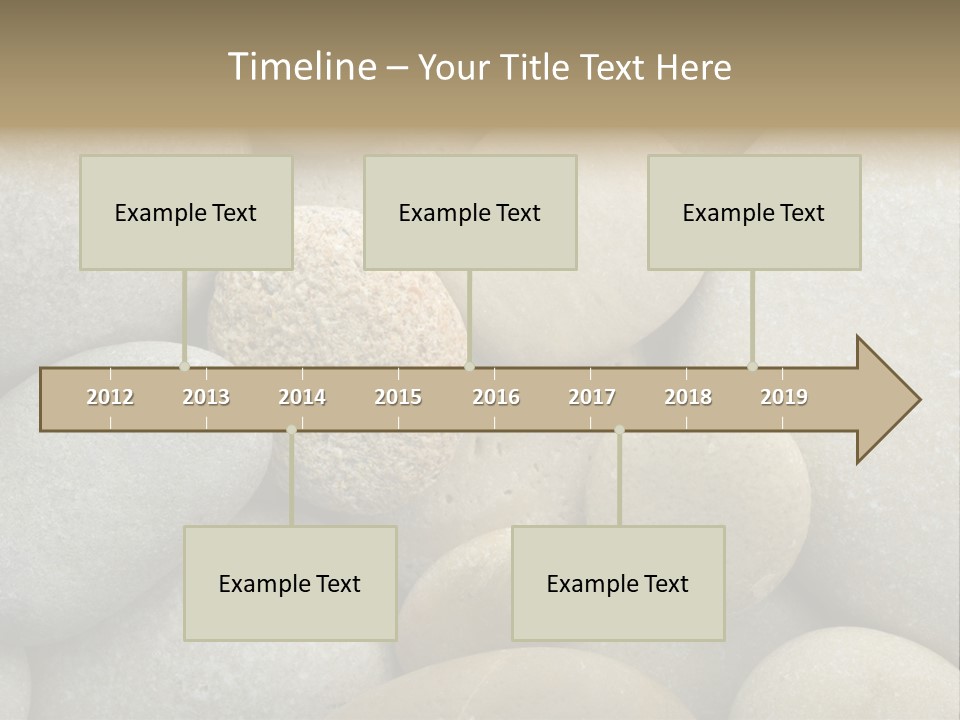 A Pile Of Rocks With A Name Of Presentation PowerPoint Template