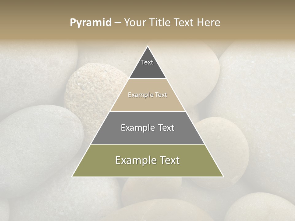 A Pile Of Rocks With A Name Of Presentation PowerPoint Template